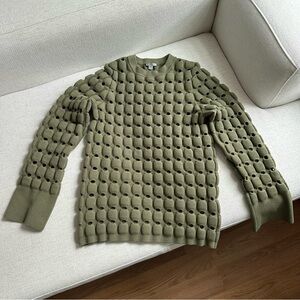 COS Cut-out Wool-knit Sweater